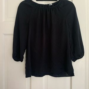 Black Silky Women’s Top